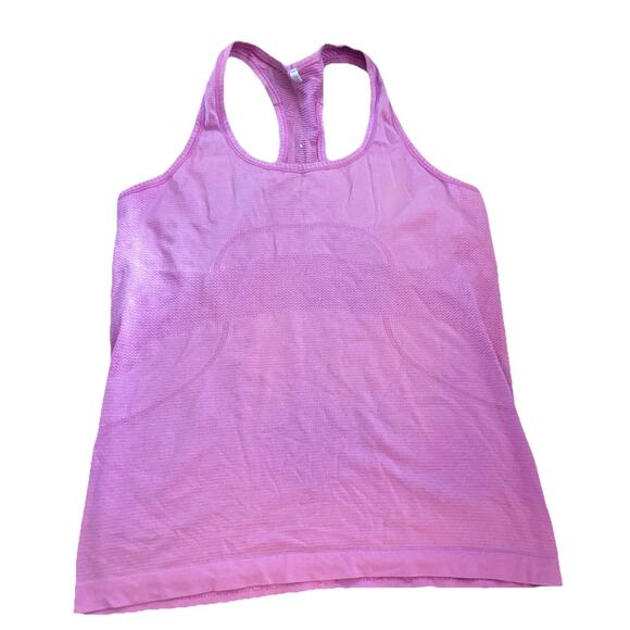 Lululemon Highlighter Pink Cool Racerback Tank Size 8. Bubblegum Pink - Picture 1 of 4